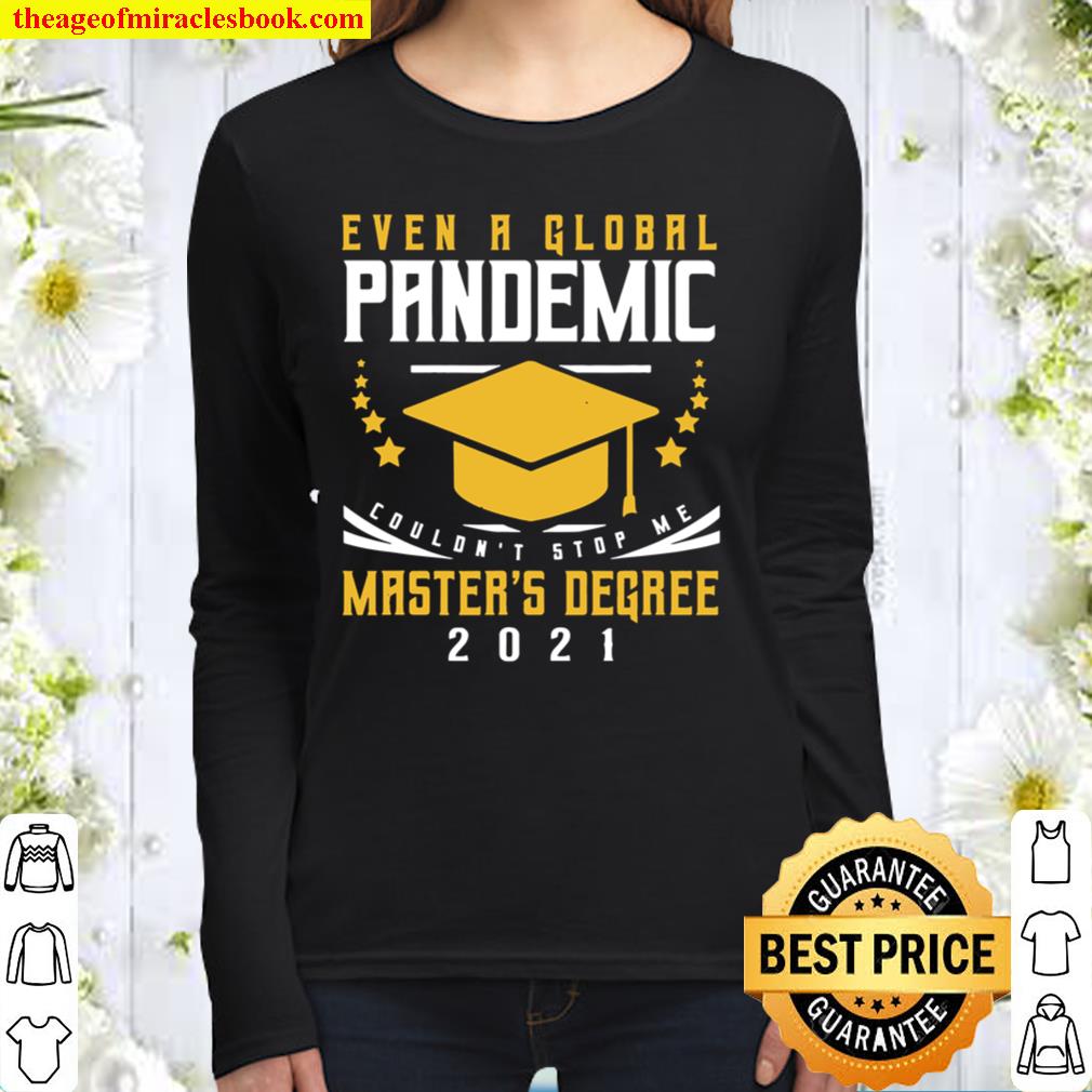 Master’s Degree 2021 Master Graduation Graduate Women Long Sleeved