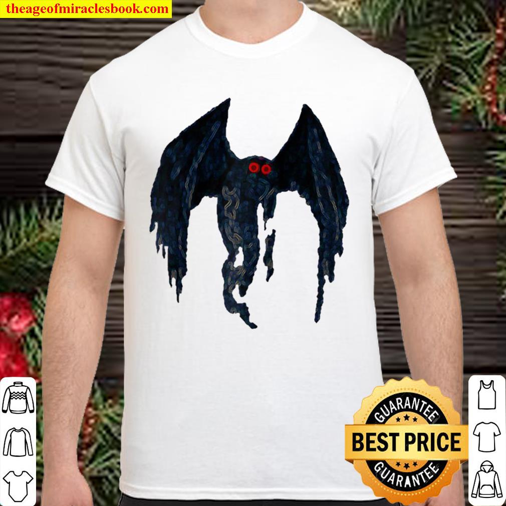 Mothman Point Pleasant Retro Cryptid Vintage Raglan Baseball hot Shirt, Hoodie, Long Sleeved, SweatShirt