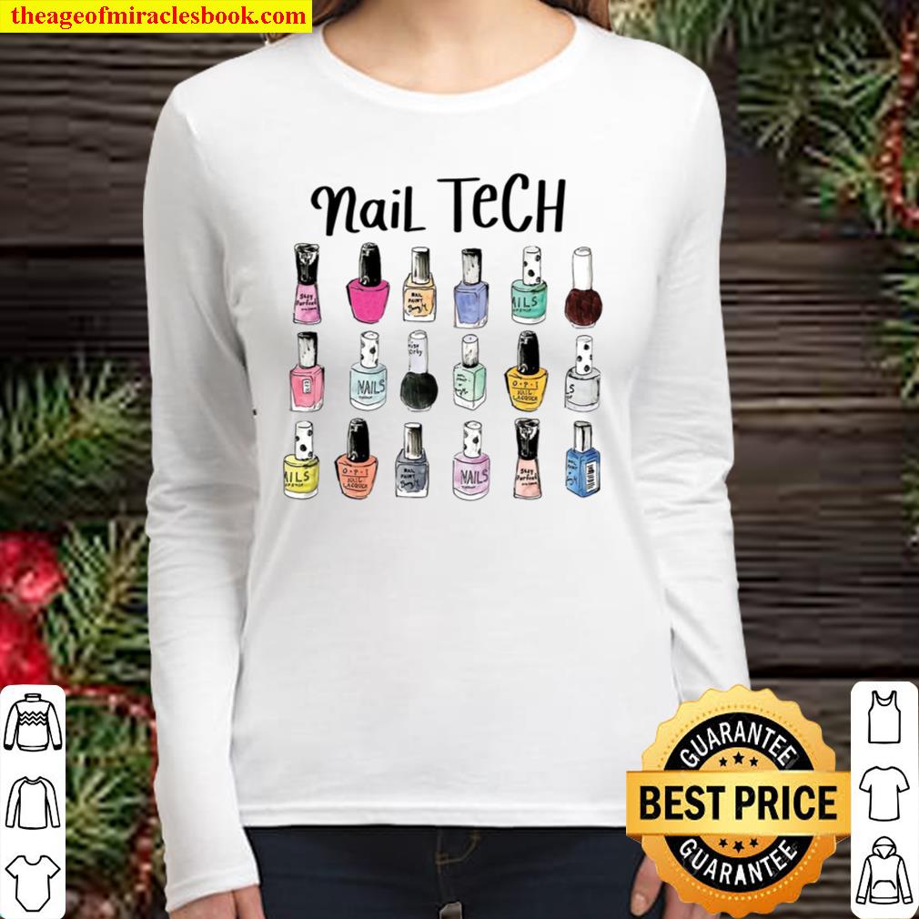 Nail Tech Women Long Sleeved