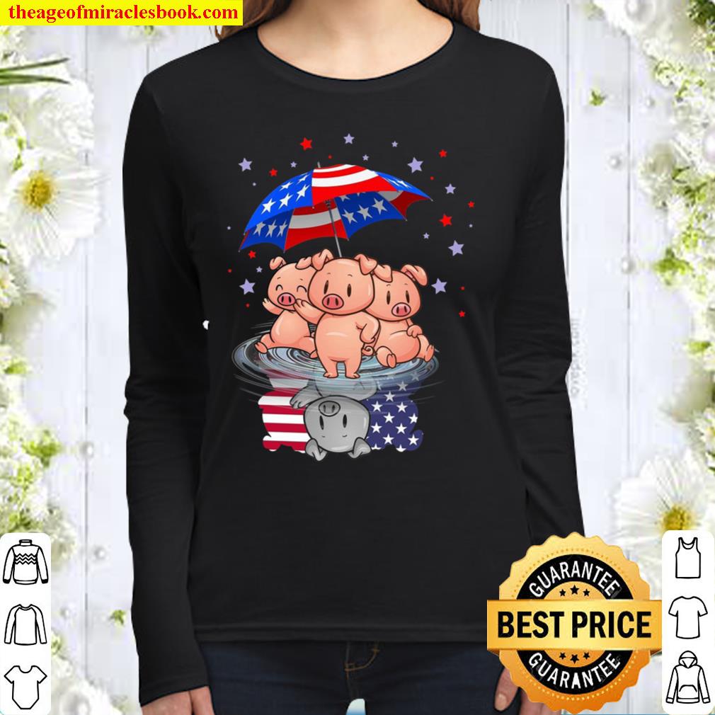 Pig America Umbrella Women Long Sleeved