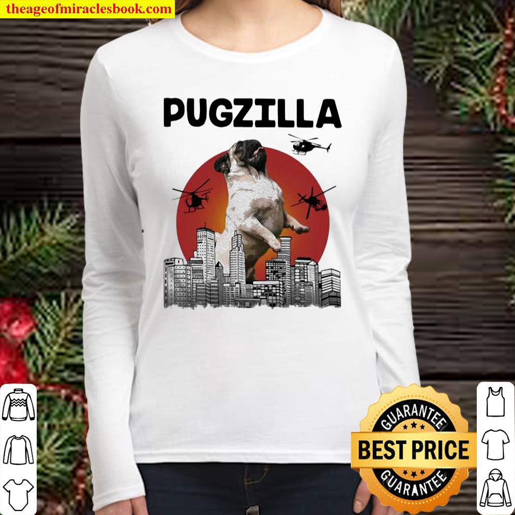 Pugzilla Helicapter Blood Moon Women Long Sleeved