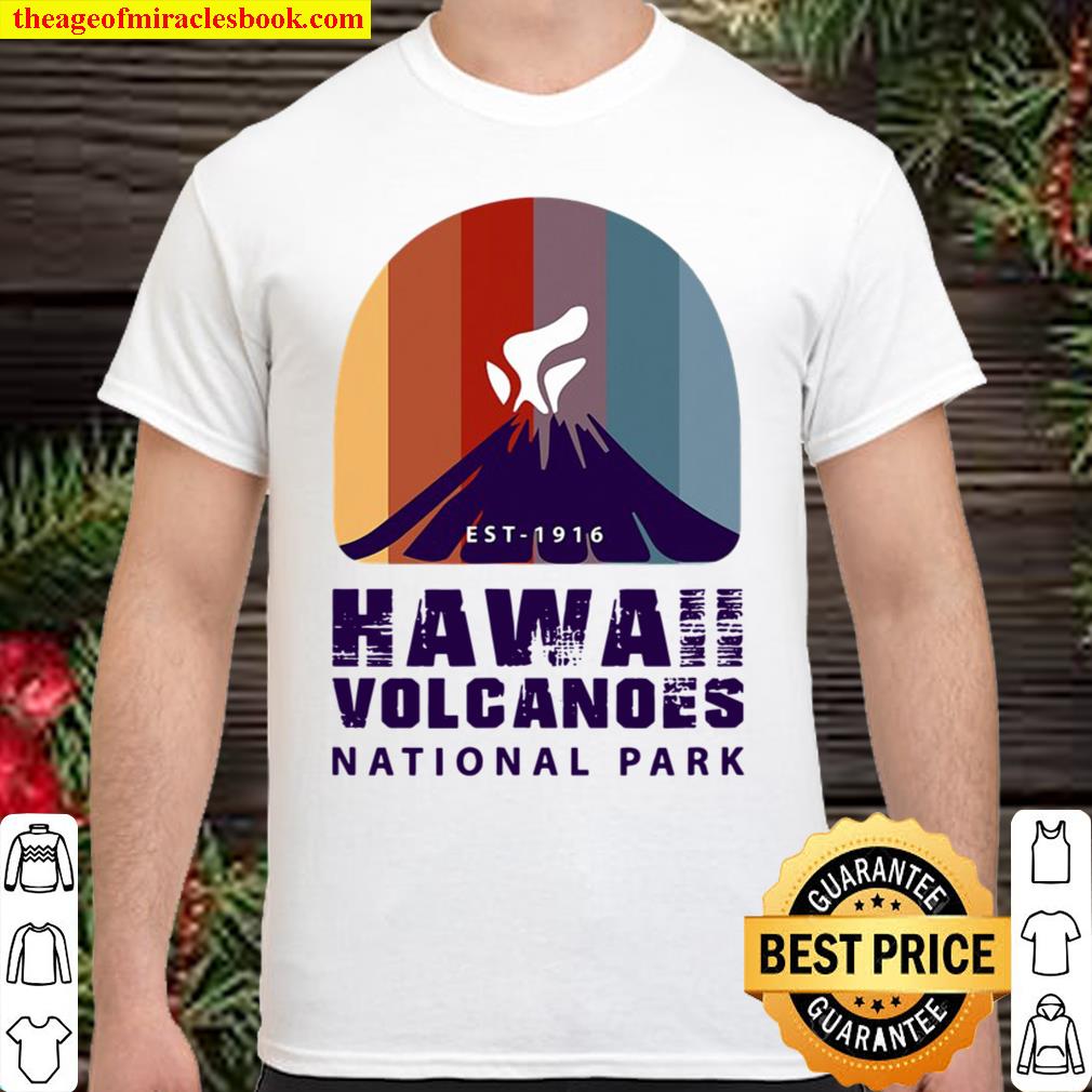 Retro Hawaii Volcanoes National Park 2021 Shirt, Hoodie, Long Sleeved, SweatShirt