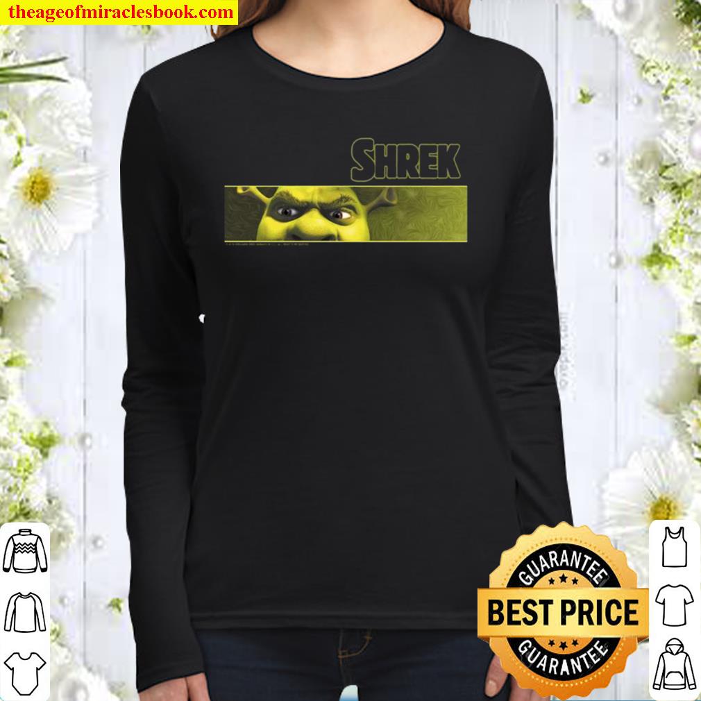 Shrek Angry Ogre Eyes Women Long Sleeved
