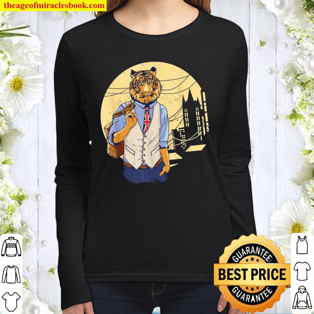 Smart British Tiger Women Long Sleeved