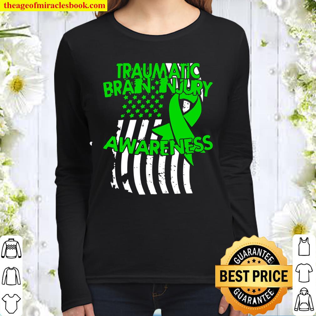 TBI Awareness Traumatic Brain Injury Women Long Sleeved