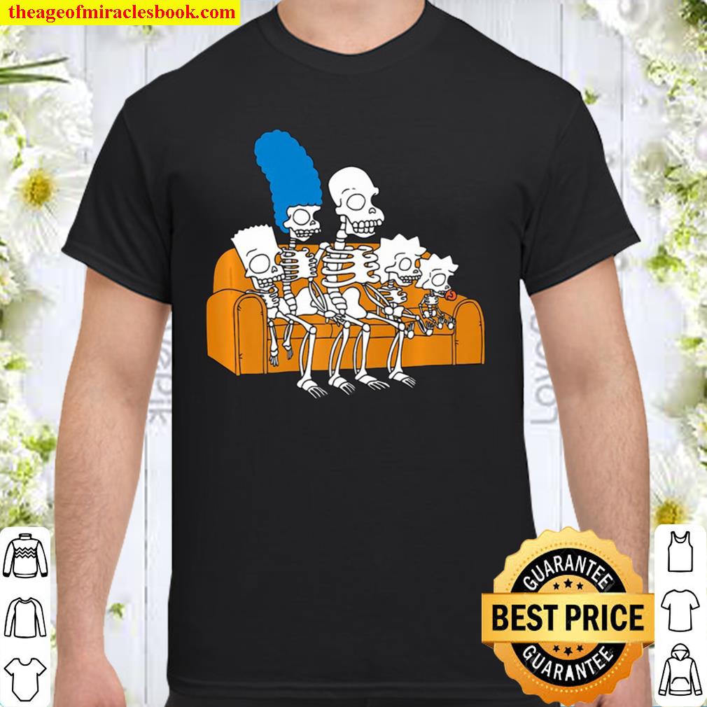 The Simpsons Skeletons Treehouse Of Horror Couch Gag hot Shirt, Hoodie, Long Sleeved, SweatShirt