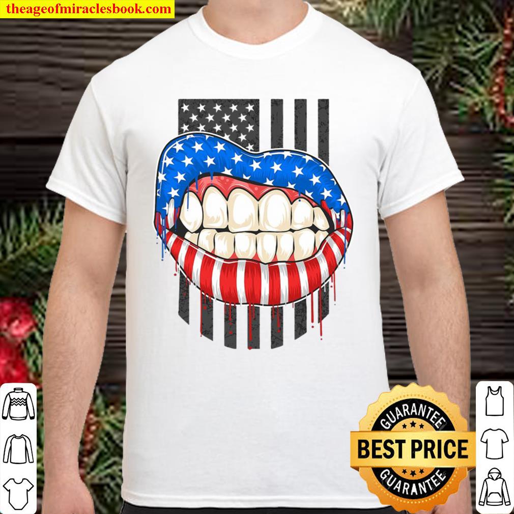 Veterans – America Lips Flag 2021 Shirt, Hoodie, Long Sleeved, SweatShirt