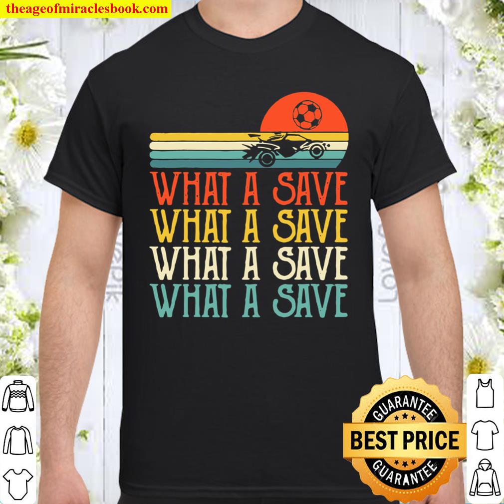 What A Save Chat Disabled Vintage Retro Rocket Soccer Game new Shirt, Hoodie, Long Sleeved, SweatShirt