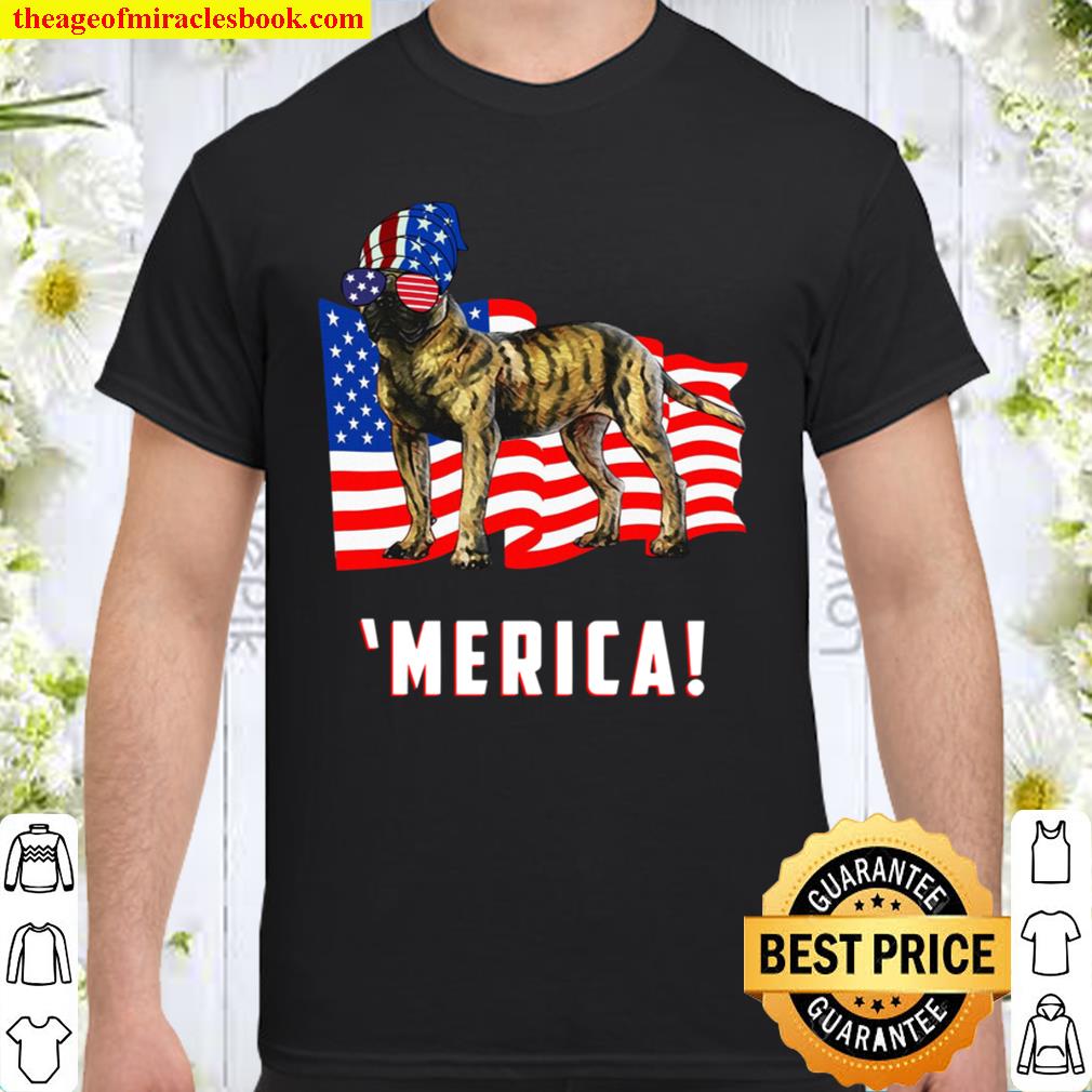 4th Of July Presa Canario Dog Merica Tee Tshirt 4th Of July Presa Canario Dog Merica Tee Tshirt