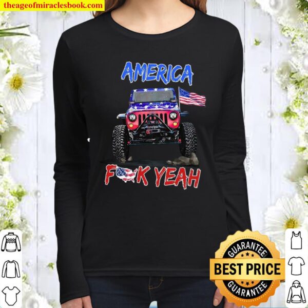 America Fuck Yeah Women Long Sleeved