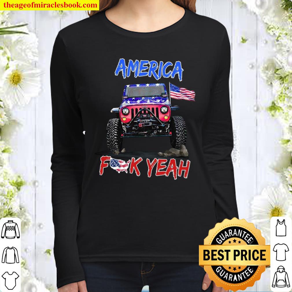 America Fuck Yeah Women Long Sleeved