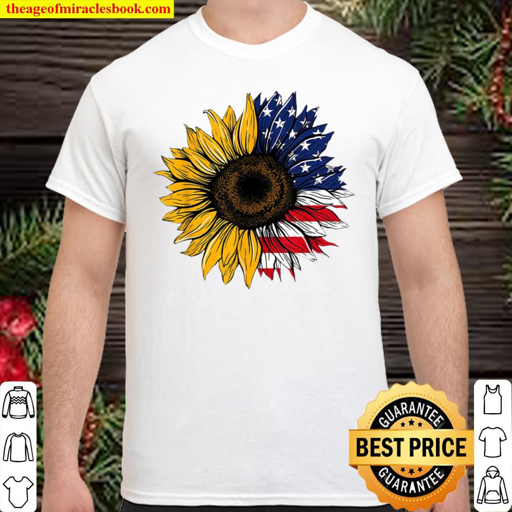 American USA Sunflower, Sunflower shirt American USA Sunflower, Sunflower shirt