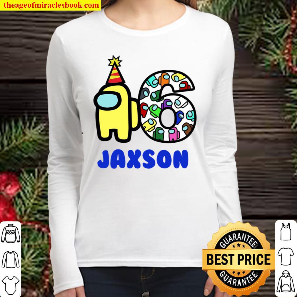 Among Us Personalized Birthday Women Long Sleeved