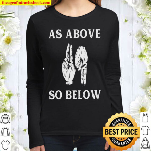 As Above So Below Women Long Sleeved