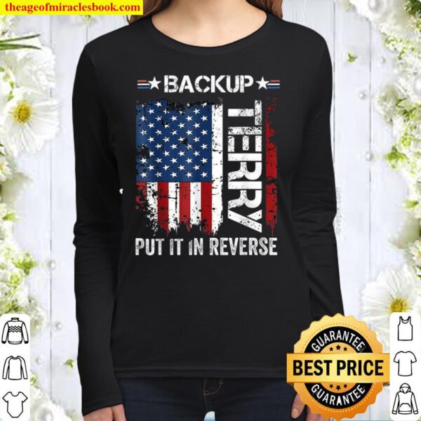Back It Up Terry Put It In Reverse Women Long Sleeved