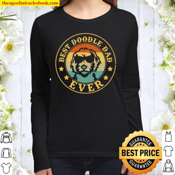 Best Doodle Dad Ever Women Long Sleeved
