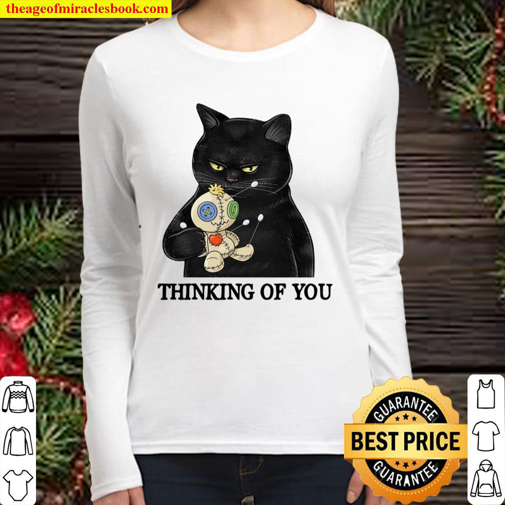 Cat Thingking Of You Women Long Sleeved