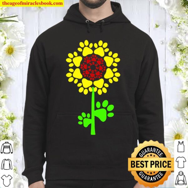 Cat paw sunflower Hoodie