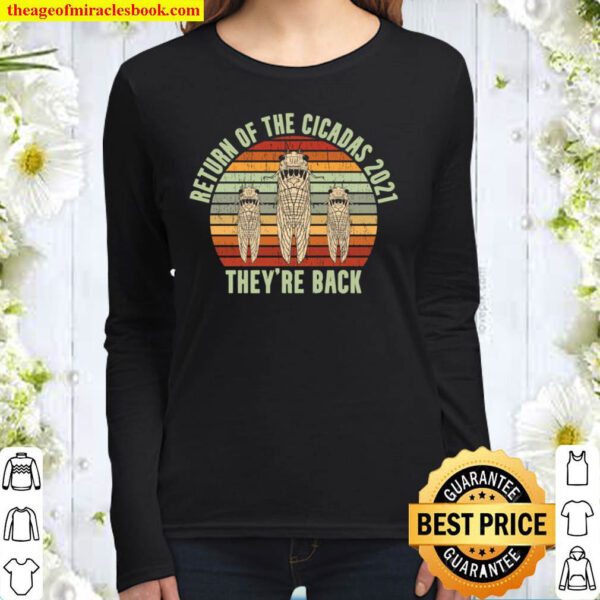 Cicada for a Insect Lovers Women Long Sleeved