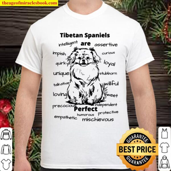 Cute Unique Tibetan Spaniel Shirt