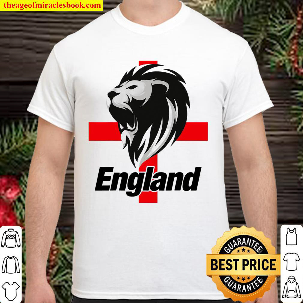 Official England Football, English Soccer Team, St George, Lion, Euro shirt