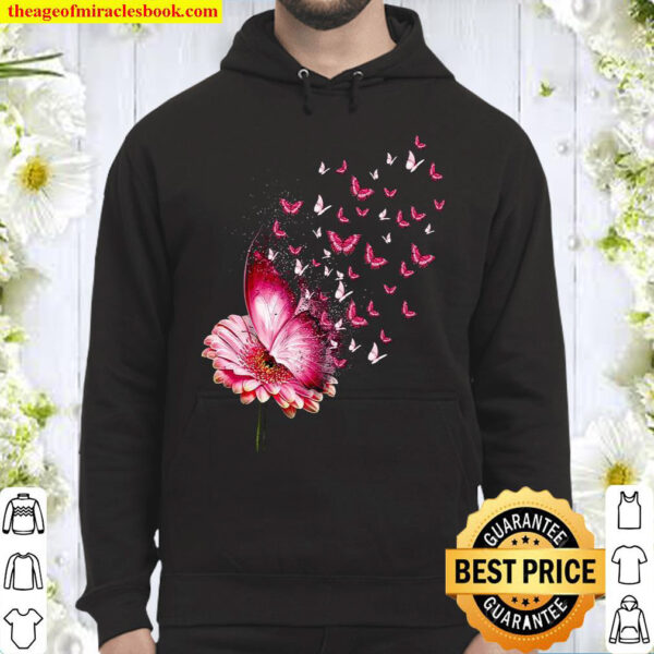 Flower And Butterfly Hoodie