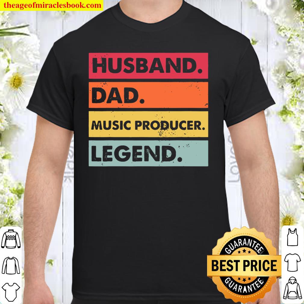 Husband Dad Music Producer Making Beats Beat Maker Gift SHIRT