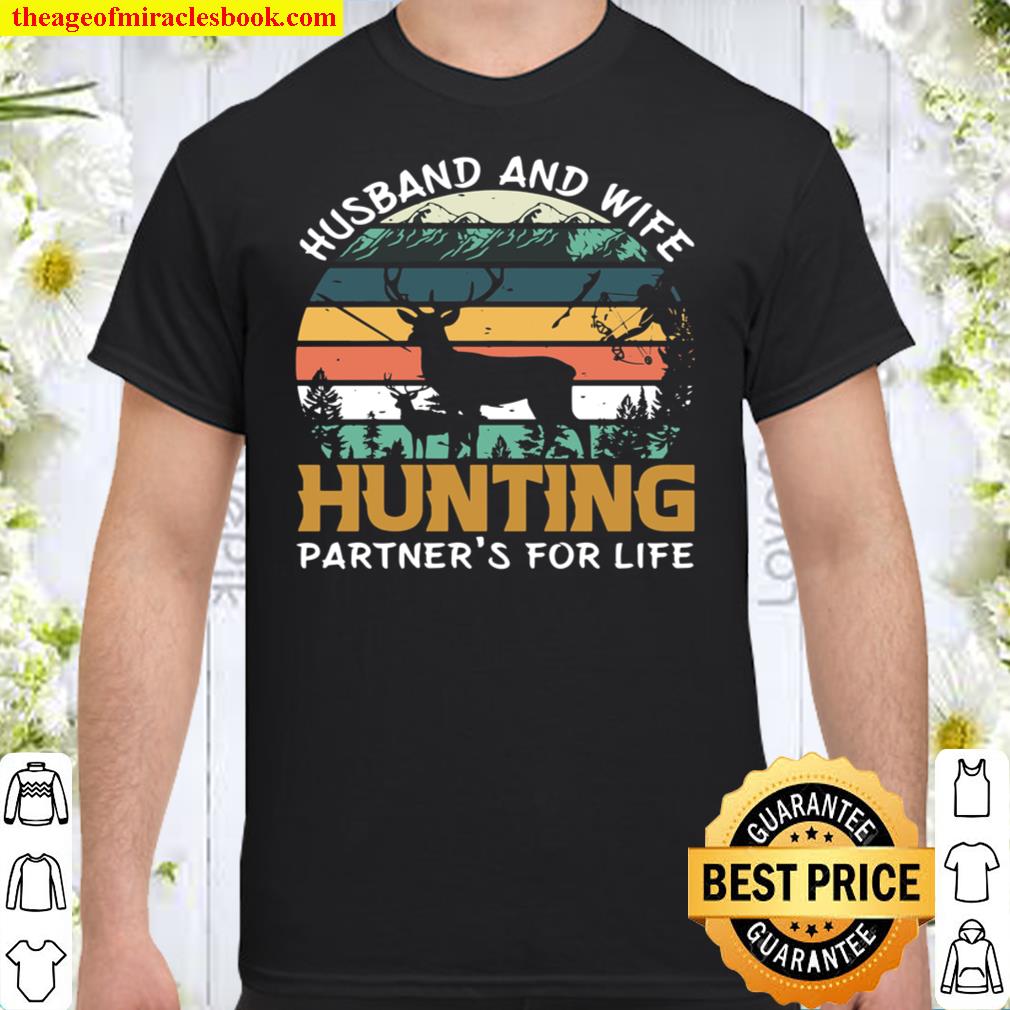 Husband and Wife Hunting Partners For Life T-Shirt