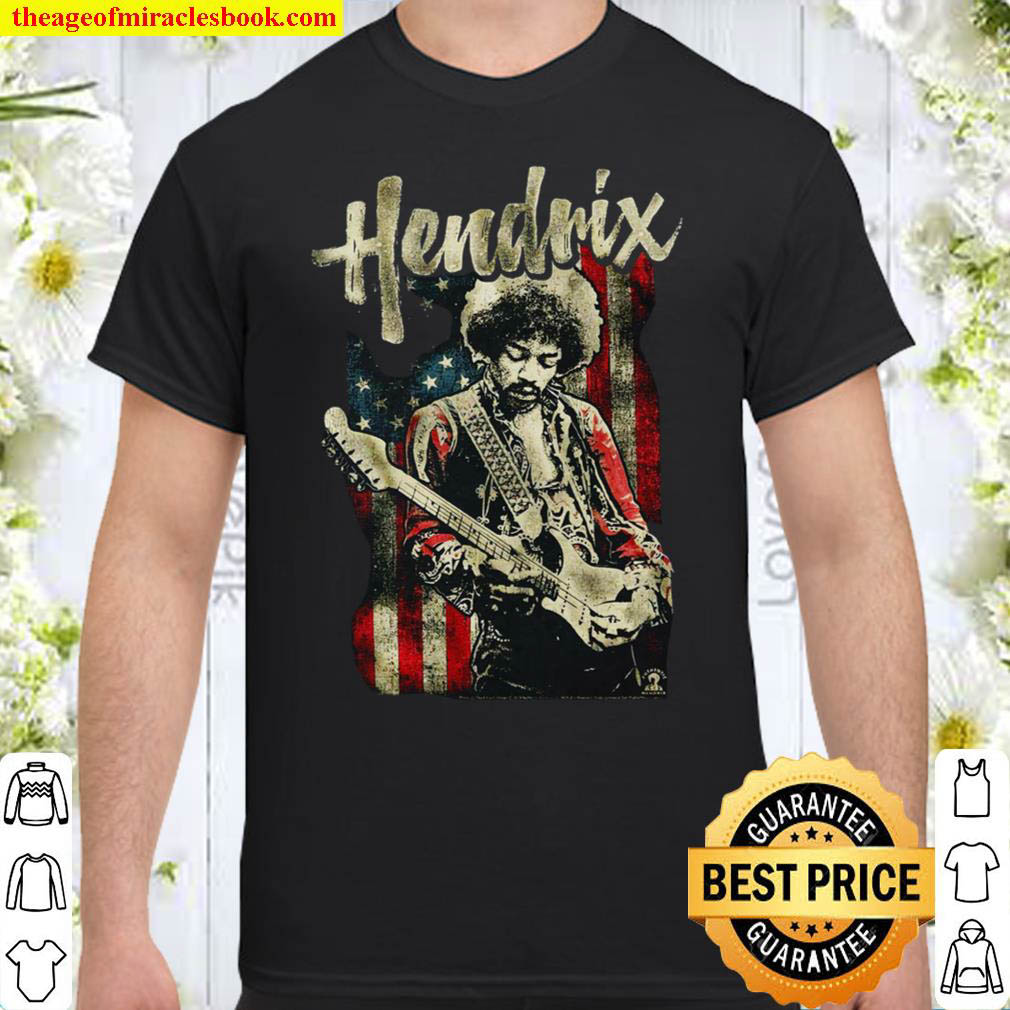 Official Jimi Hendrix American Flag Music Legend Unisex T-Shirt Official Jimi Hendrix American Flag Music Legend Unisex T-Shirt