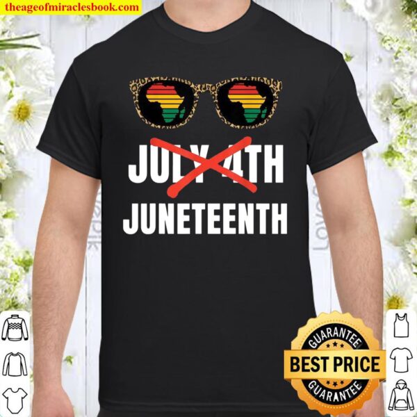 Juneteenth Sunglasses Retro Shirt