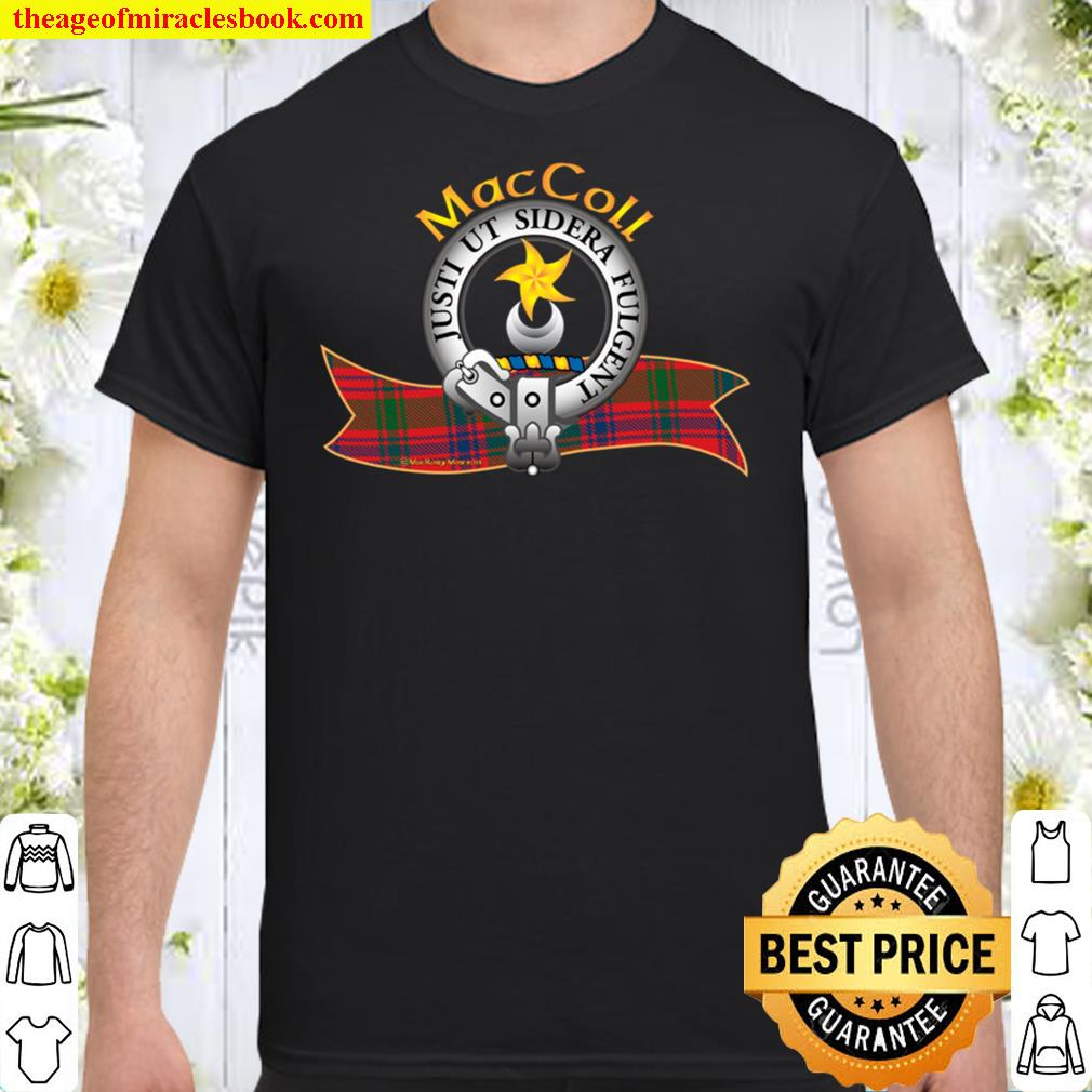 MacColl Clan Tartan Crest Motto Shirt