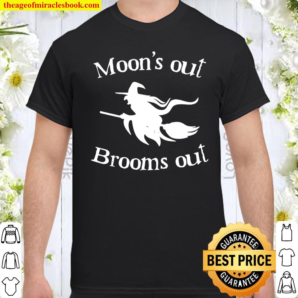 Moon’s out, brooms out Halloween Shirt