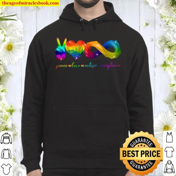 Peace Love Acceptance Hoodie