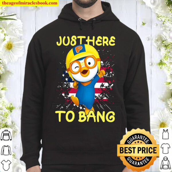 Penguin Just Here To Bang Hoodie