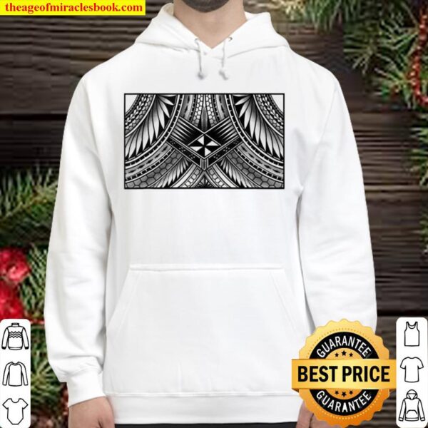 Polynesian Tribal Geometric Hoodie