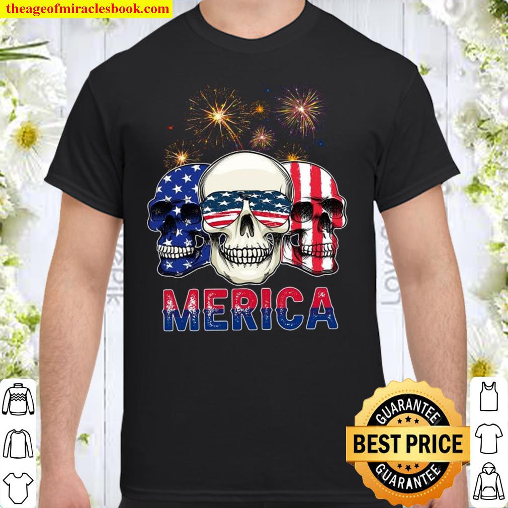 SKULL – 3 4TH OF JULY AMERICAN SHIRT SKULL – 3 4TH OF JULY AMERICAN SHIRT