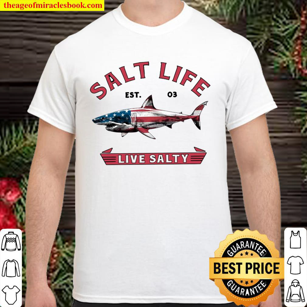 Official Salt Life Est 03 Live Salty Shirt