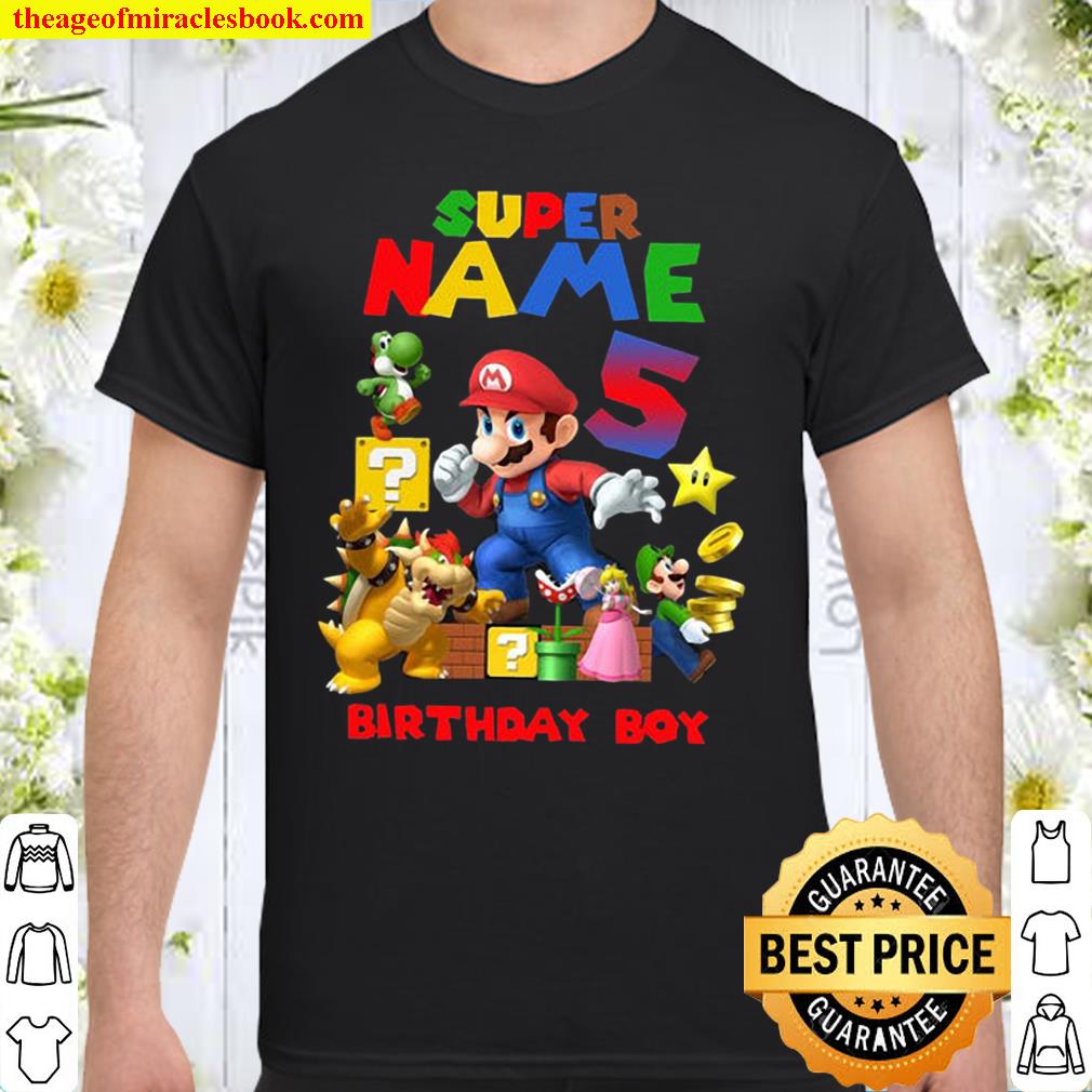 Super Mario Birthday Family custom shirts Super Mario Birthday Family custom shirts