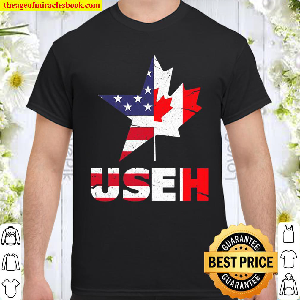 Us Eh Funny Canada American Flag shirt Us Eh Funny Canada American Flag shirt
