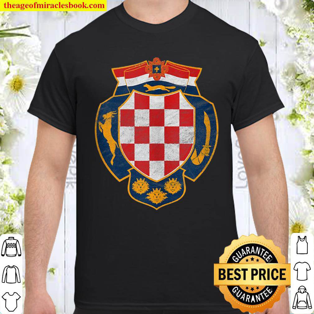 Vintage Coat Of Arms Croatia shirt Vintage Coat Of Arms Croatia shirt