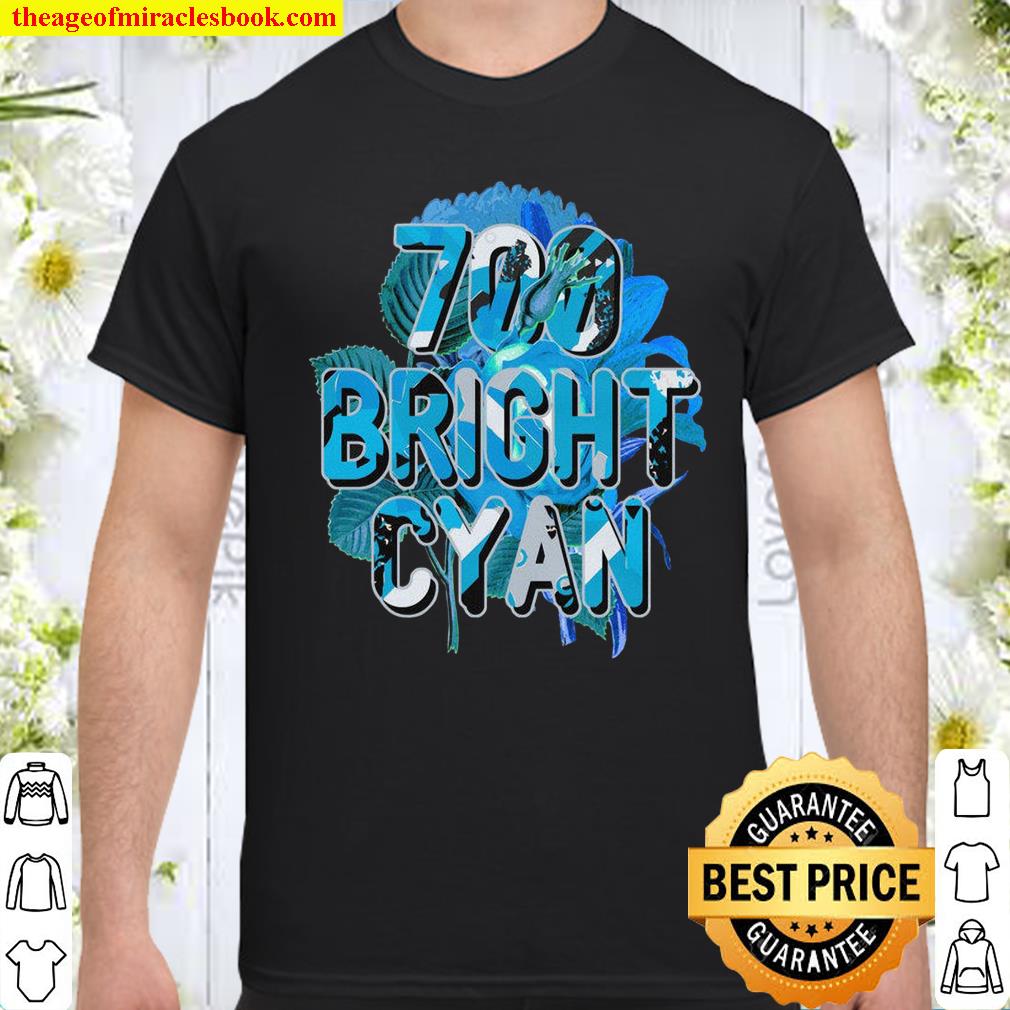Yeezy Boost 700 MNVN Bright Cyan T-Shirt Yeezy Boost 700 MNVN Bright Cyan T-Shirt