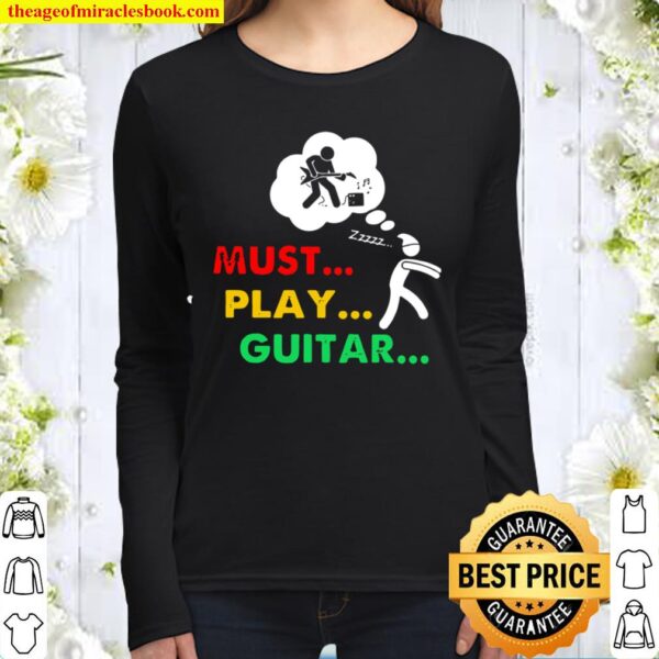 guitar Women Long Sleeved