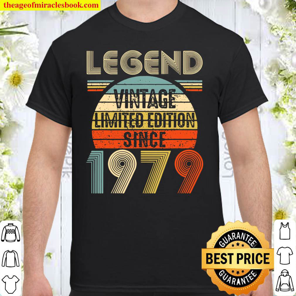 [Best Sellers] – Birthday – Legend Vintage Since 1979 Shirt