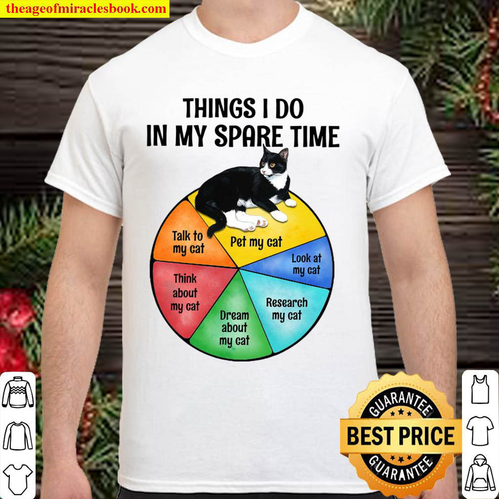 Official Cat Things i do in my spare time Grey Standard T-Shirt Official Cat Things i do in my spare time Grey Standard T-Shirt