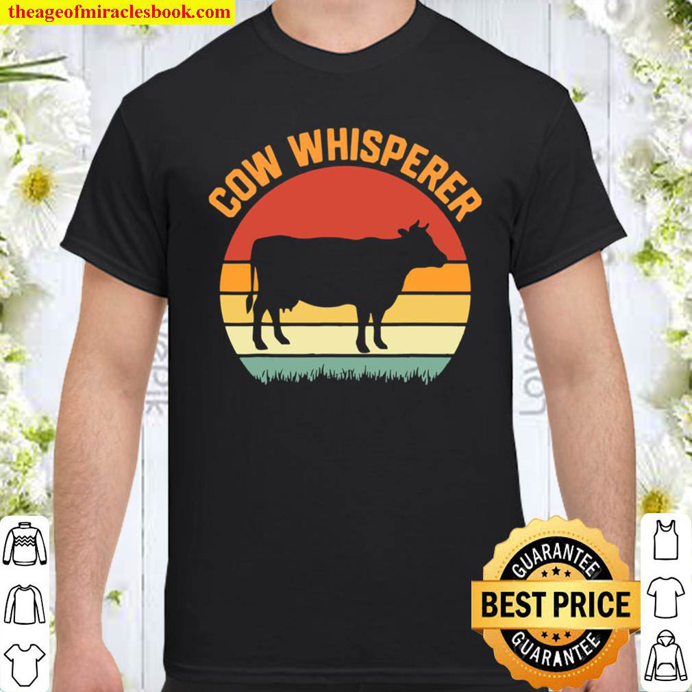 Official Cow Whisperer Dairy Farming Farmer Shirt