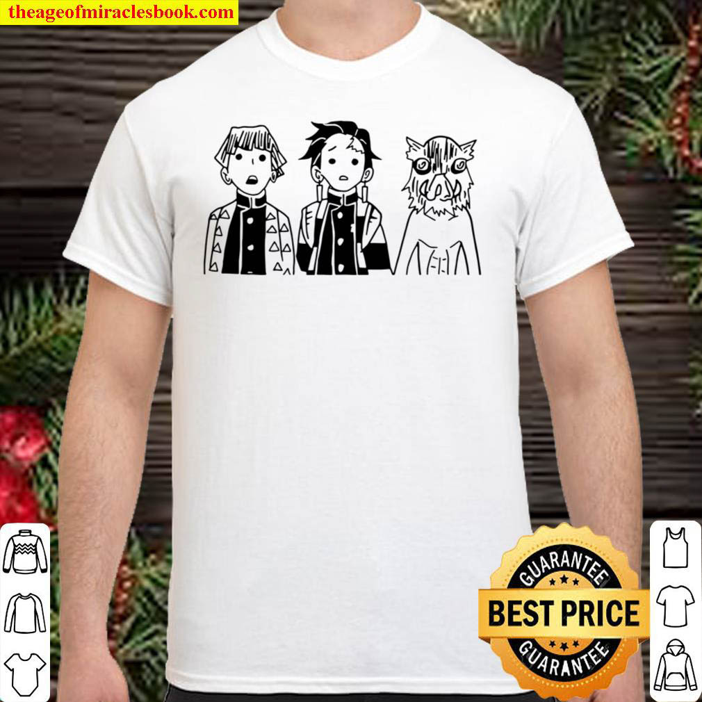 [Best Sellers] – Demon Slayer, Tanjiro, Inosuke and Zenitsu Shirt