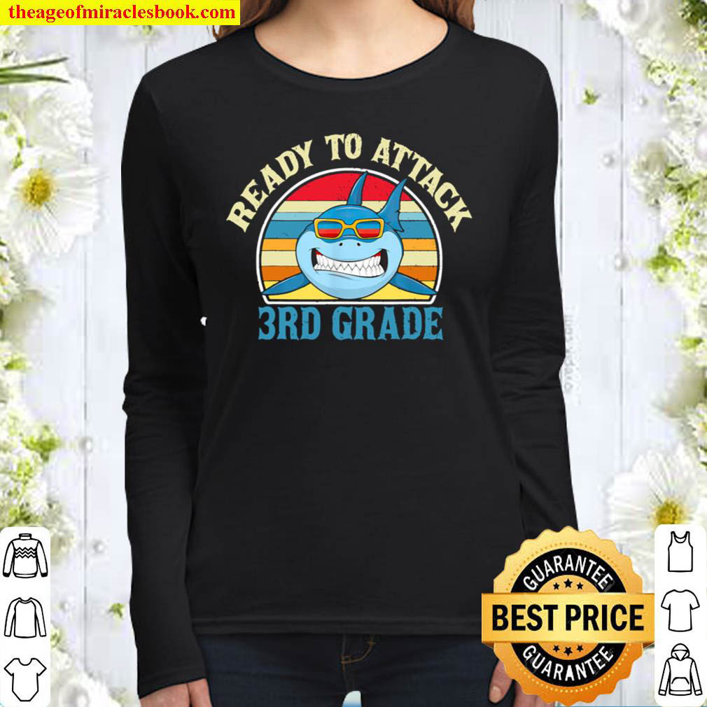 Goodbye 2nd Grade Graduation Ready To Attack 3rd Grade Women Long Sleeved