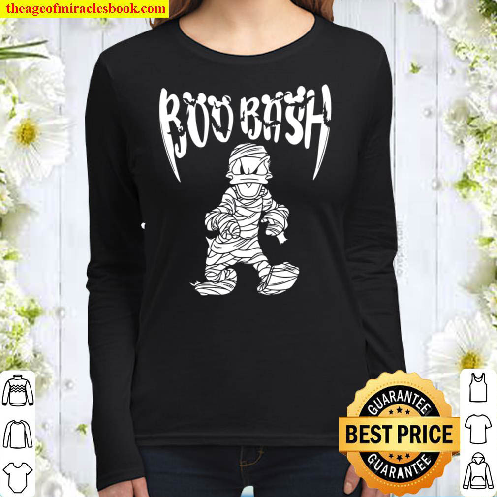 Halloween Boo Bash Glow In The Dark Women Long Sleeved