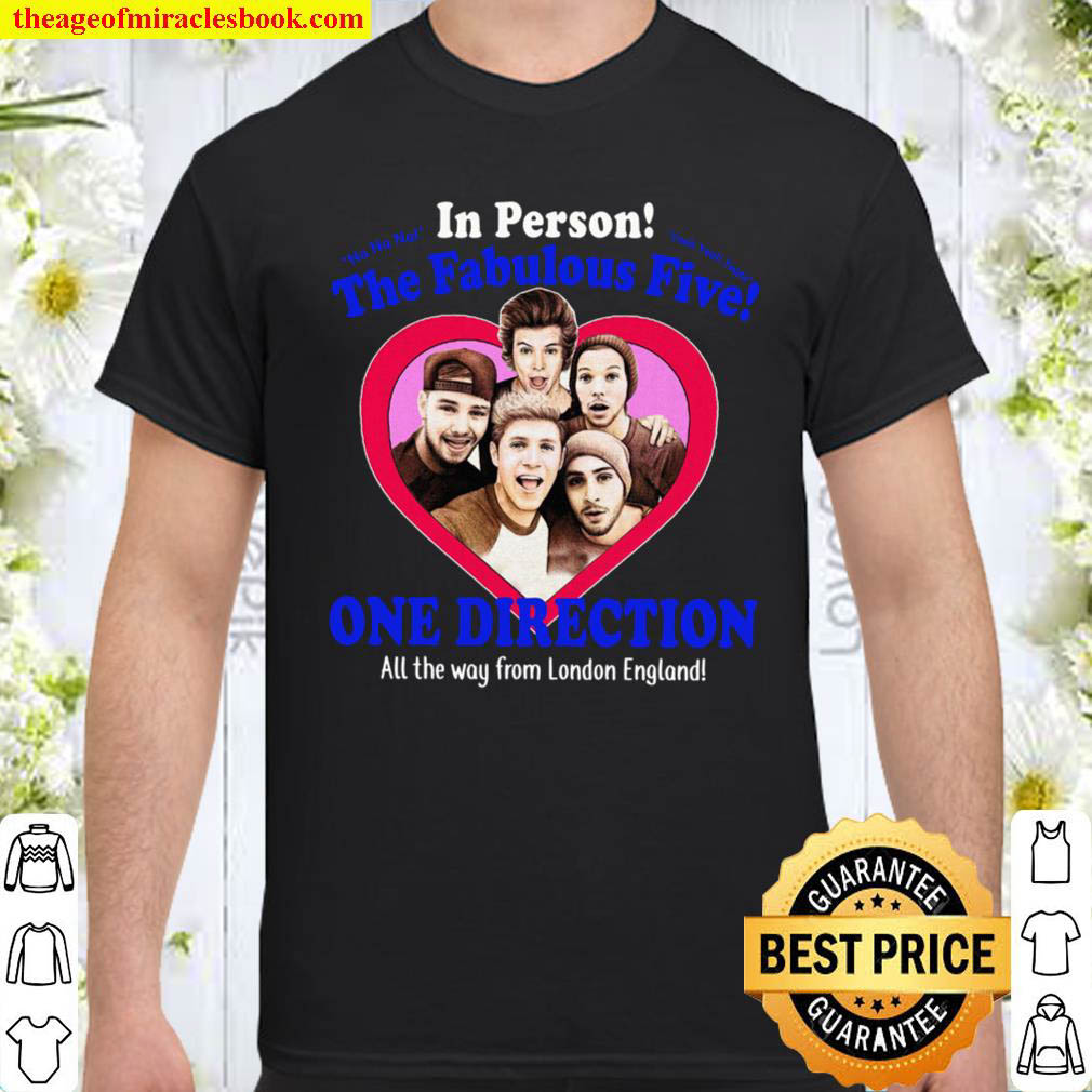 Official In Person The Fabulous Five One Direction Shirt