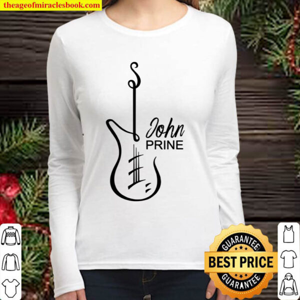 John Prine Women Long Sleeved